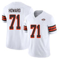 Ncoe C.Browns #71 Tytus Howard Player White Limited Vapor F.U.S.E. Alternate Game Stitched Jerseys