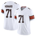 Ncoe C.Browns #71 Tytus Howard Player White Vapor F.U.S.E. Limited Home Game Stitched Jerseys