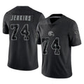 Ncoe C.Browns #74 Elgton Jenkins Player Black Reflective Home Game Stitched Jerseys