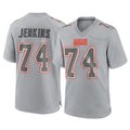 Ncoe C.Browns #74 Elgton Jenkins Player Gray Atmosphere Fashion Game Stitched Jerseys