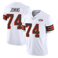 Ncoe C.Browns #74 Elgton Jenkins Player White Limited  Vapor 1946 Collection Alternate Game Stitched Jerseys