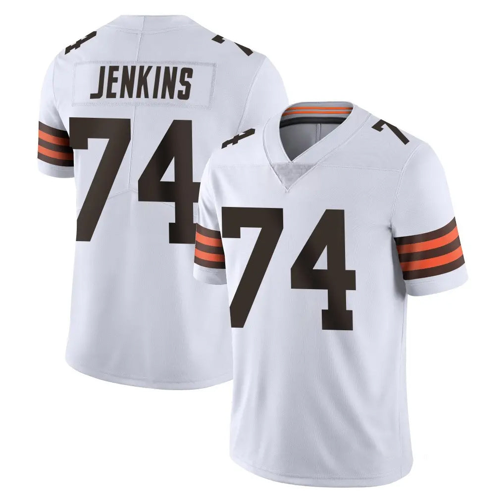Ncoe C.Browns #74 Elgton Jenkins Player White Vapor Untouchable Limited Home Game Stitched Jerseys