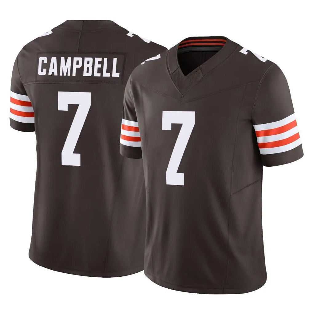 Ncoe C.Browns #7 Tyson Campbell Player Brown Limited Vapor F.U.S.E. Alternate Game Stitched Jerseys