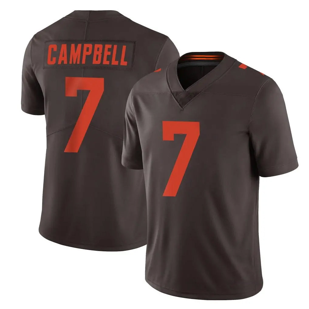 Ncoe C.Browns #7 Tyson Campbell Player Browns Color Rush Limited Home Game Stitched Jerseys