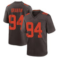 Ncoe C.Browns #94 Mason Graham Player Brown Alternate Home Game Stitched Jerseys