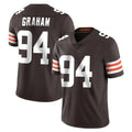 Ncoe C.Browns #94 Mason Graham Player Brown Color Vapor Untouchable Limited Home Game Stitched Jerseys