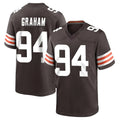 Ncoe C.Browns #94 Mason Graham Player Brown Home Game Stitched Jerseys