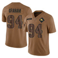 Ncoe C.Browns #94 Mason Graham Player Brown Salute to Service Limited Home Game Stitched Jerseys