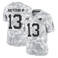 Ncoe C.Panthers #13 John Metchie III Player Arctic Camo Salute to Service Limited Game Stitched Jerseys