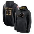 Ncoe C.Panthers #13 John Metchie III Player Black Salute to Service Pullover Hoodies Limited Game Stitched Jerseys