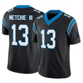 Ncoe C.Panthers #13 John Metchie III Player Black Vapor F.U.S.E. Limited Home Game Stitched Jerseys