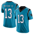 Ncoe C.Panthers #13 John Metchie III Player Blue Vapor Untouchable Limited Game Stitched Jerseys