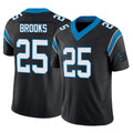 Ncoe C.Panthers #25 Jonathon Brooks Player Black Vapor F.U.S.E. Limited Home Game Stitched Jerseys