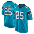 Ncoe C.Panthers #25 Jonathon Brooks Player Blue Game Stitched Jerseys