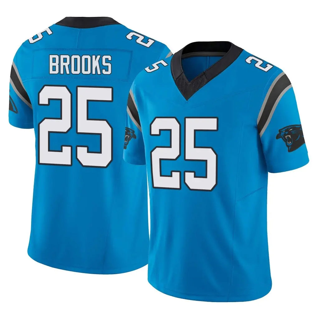 Ncoe C.Panthers #25 Jonathon Brooks Player Blue Vapor F.U.S.E. Limited Home Game Stitched Jerseys