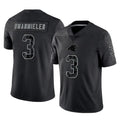 Ncoe C.Panthers #3 Princely Umanmielen Player Black Limited Reflective Game Stitched Jerseys