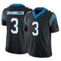 Ncoe C.Panthers #3 Princely Umanmielen Player Black Vapor F.U.S.E. Limited Home Game Stitched Jerseys