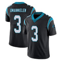 Ncoe C.Panthers #3 Princely Umanmielen Player Black Vapor Untouchable Limited Game Stitched Jerseys