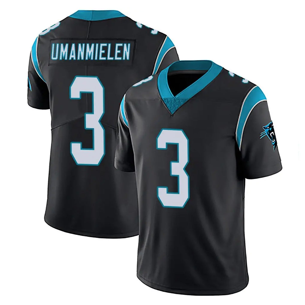 Ncoe C.Panthers #3 Princely Umanmielen Player Black Vapor Untouchable Limited Game Stitched Jerseys