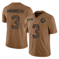 Ncoe C.Panthers #3 Princely Umanmielen Player Brown Salute to Service Limited Stitched Jerseys