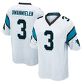Ncoe C.Panthers #3 Princely Umanmielen Player White Game Stitched Jerseys