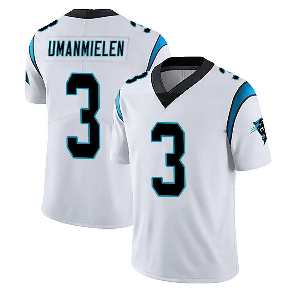 Ncoe C.Panthers #3 Princely Umanmielen Player White Vapor Untouchable Limited Game Stitched Jerseys
