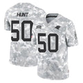 Ncoe C.Panthers #50 Robert Hunt Player Arctic Camo Salute to Service Limited Game Stitched Jerseys