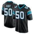 Ncoe C.Panthers #50 Robert Hunt Player Black Game Stitched Jerseys