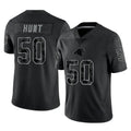 Ncoe C.Panthers #50 Robert Hunt Player Black Limited Reflective Game Stitched Jerseys