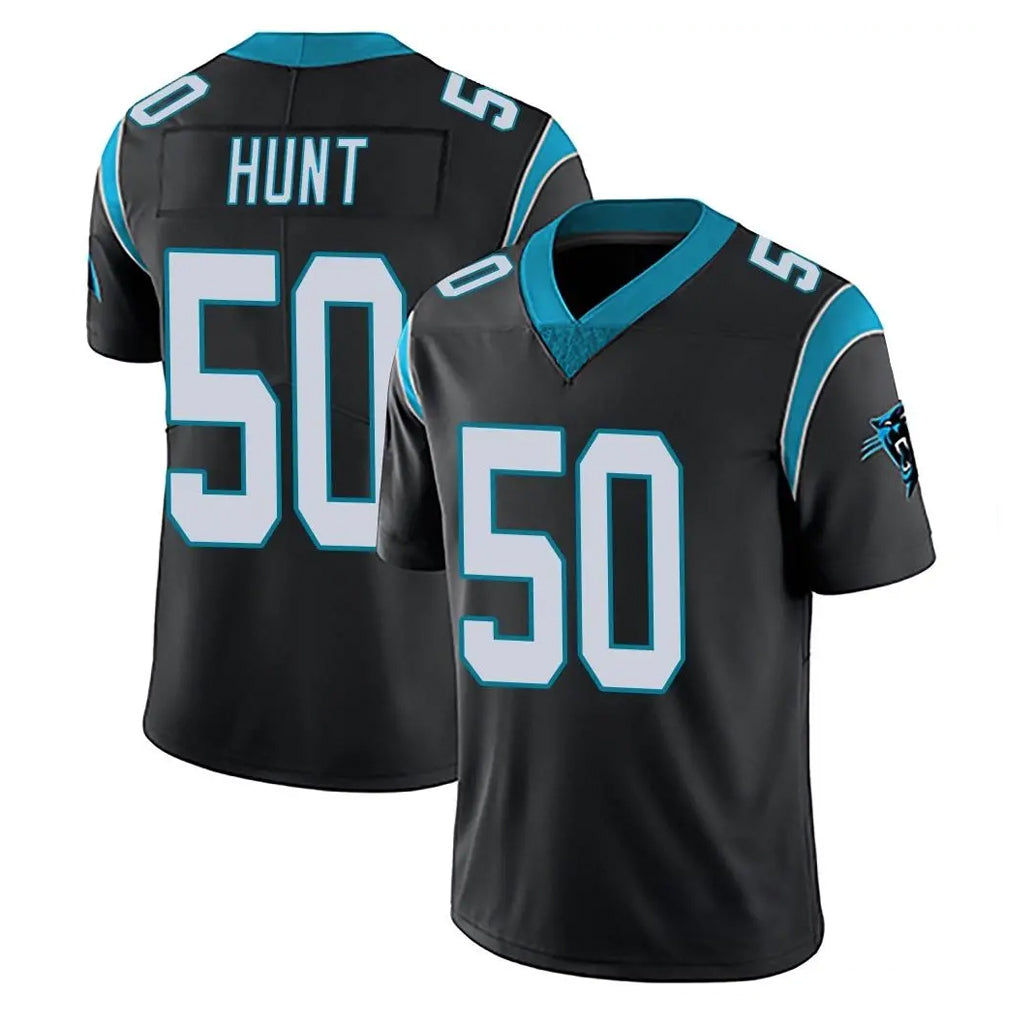 Ncoe C.Panthers #50 Robert Hunt Player Black Vapor Untouchable Limited Game Stitched Jerseys