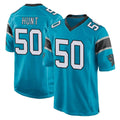 Ncoe C.Panthers #50 Robert Hunt Player Blue Game Stitched Jerseys