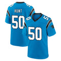 Ncoe C.Panthers #50 Robert Hunt Player Blue Home Game Stitched Jerseys