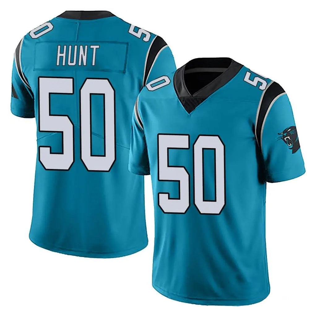 Ncoe C.Panthers #50 Robert Hunt Player Blue Vapor Untouchable Limited Game Stitched Jerseys