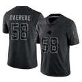 Ncoe C.Panthers #58 Bobby Okereke Player Black Limited Reflective Game Stitched Jerseys