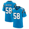 Ncoe C.Panthers #58 Bobby Okereke Player Blue Home Game Stitched Jerseys