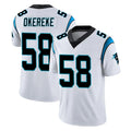 Ncoe C.Panthers #58 Bobby Okereke Player White Vapor Untouchable Limited Game Stitched Jerseys