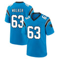 Ncoe C.Panthers #63 Rasheed Walker Player Blue Home Game Stitched Jerseys