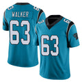 Ncoe C.Panthers #63 Rasheed Walker Player Blue Vapor Untouchable Limited Game Stitched Jerseys