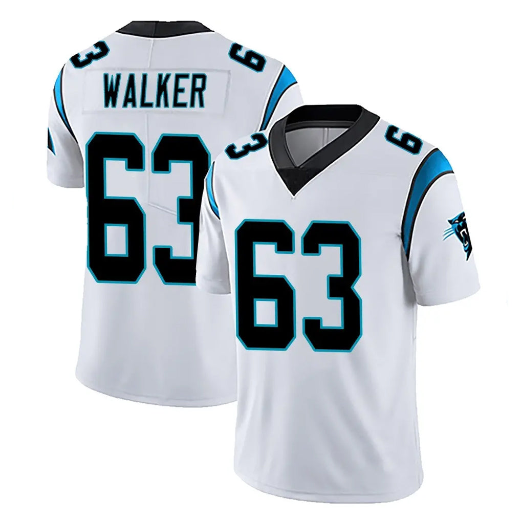 Ncoe C.Panthers #63 Rasheed Walker Player White Vapor Untouchable Limited Game Stitched Jerseys