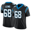 Ncoe C.Panthers #68 Damien Lewis Player Black Vapor F.U.S.E. Limited Home Game Stitched Jerseys