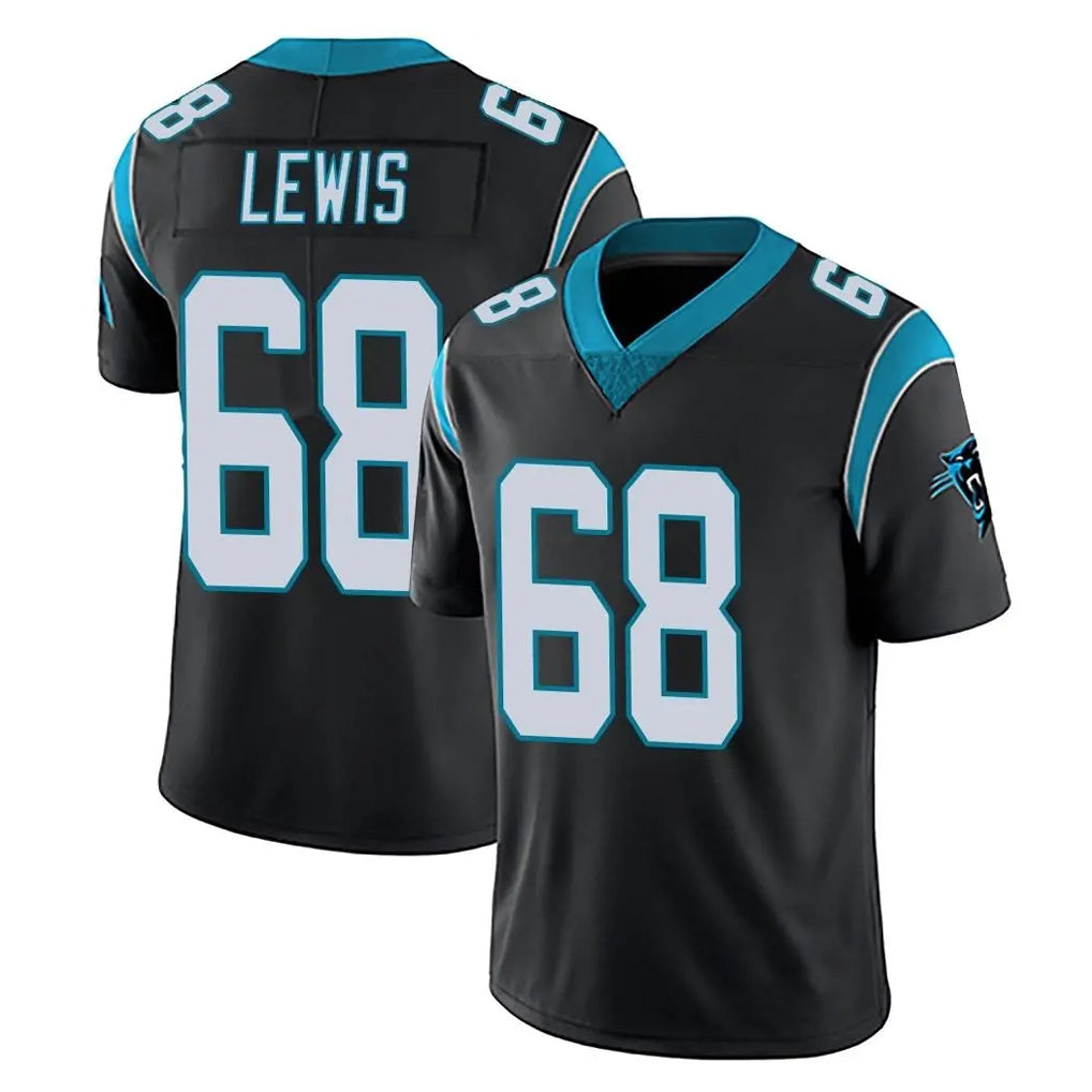 Ncoe C.Panthers #68 Damien Lewis Player Black Vapor Untouchable Limited Game Stitched Jerseys
