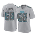 Ncoe C.Panthers #68 Damien Lewis Player Gray Atmosphere Fashion Game Stitched Jerseys