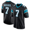 Ncoe C.Panthers #7 Tre'von Moehrig Player Black Home Game Stitched Jerseys