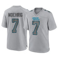 Ncoe C.Panthers #7 Tre'von Moehrig Player Gray Atmosphere Fashion Game Stitched Jerseys