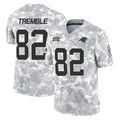 Ncoe C.Panthers #82 Tommy Tremble Player Arctic Camo Salute to Service Limited Game Stitched Jerseys
