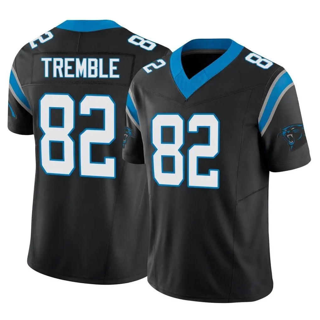 Ncoe C.Panthers #82 Tommy Tremble Player Black Vapor Untouchable Limited Game Stitched Jerseys