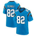 Ncoe C.Panthers #82 Tommy Tremble Player Blue Home Game Stitched Jerseys