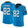 Ncoe C.Panthers #82 Tommy Tremble Player Blue Vapor F.U.S.E. Limited Home Game Stitched Jerseys