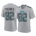 Ncoe C.Panthers #82 Tommy Tremble Player Gray Atmosphere Fashion Game Stitched Jerseys