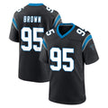 Ncoe C.Panthers #95 Derrick Brown Player Black Limited Home Game Stitched Jerseys